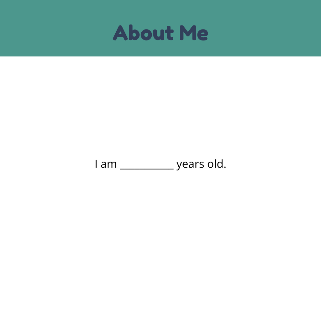 A Book About My World: Fill-in-the-blanks for Boys Ages 8 to 12 - Paperback
