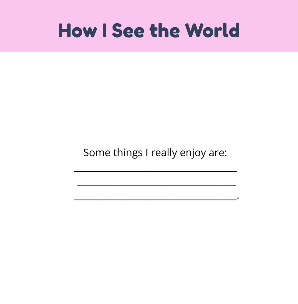 A Book About My World: Fill-in-the-blanks for Girls Ages 8 to 12 - Paperback