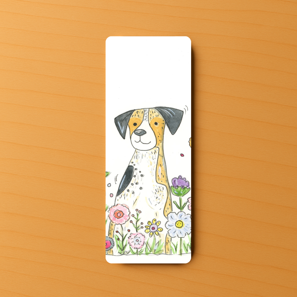 Happy Dog Bookmark