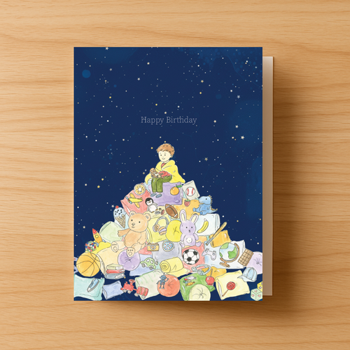 Boy`s Favorite Things Greeting Card