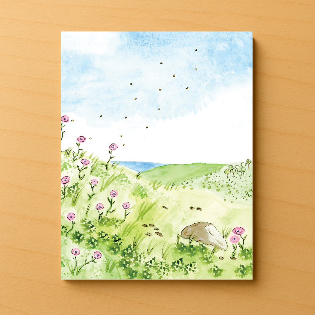 Flower Field Art Print (7×10)
