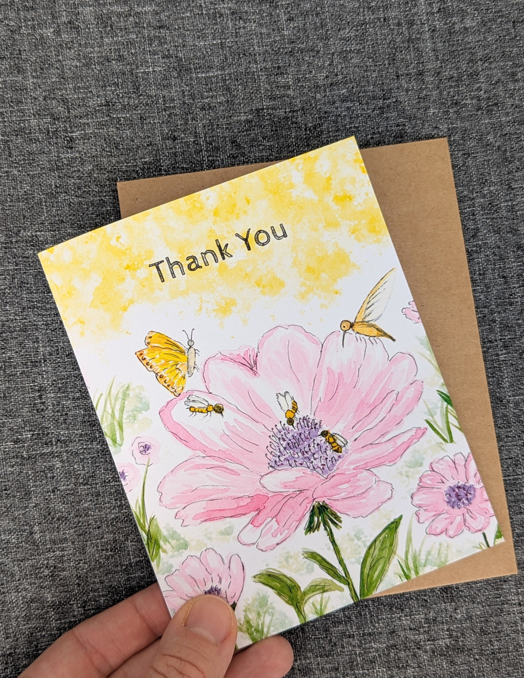 Thank You Greeting Card - Inspired by Tiny Seeds, Big Dreams Book