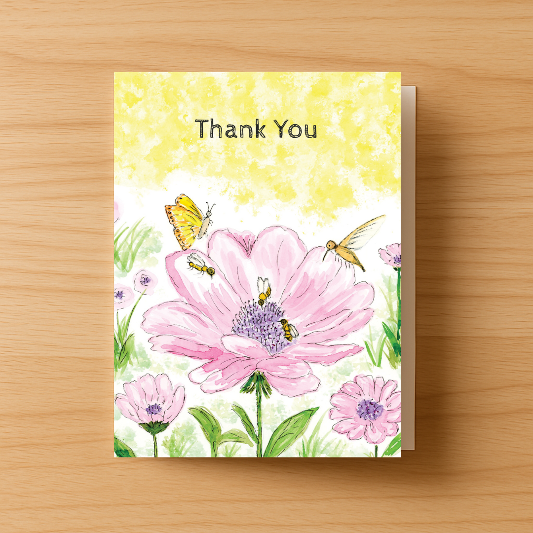 Thank You Greeting Card - Inspired by "Tiny Seeds, Big Dreams" Book