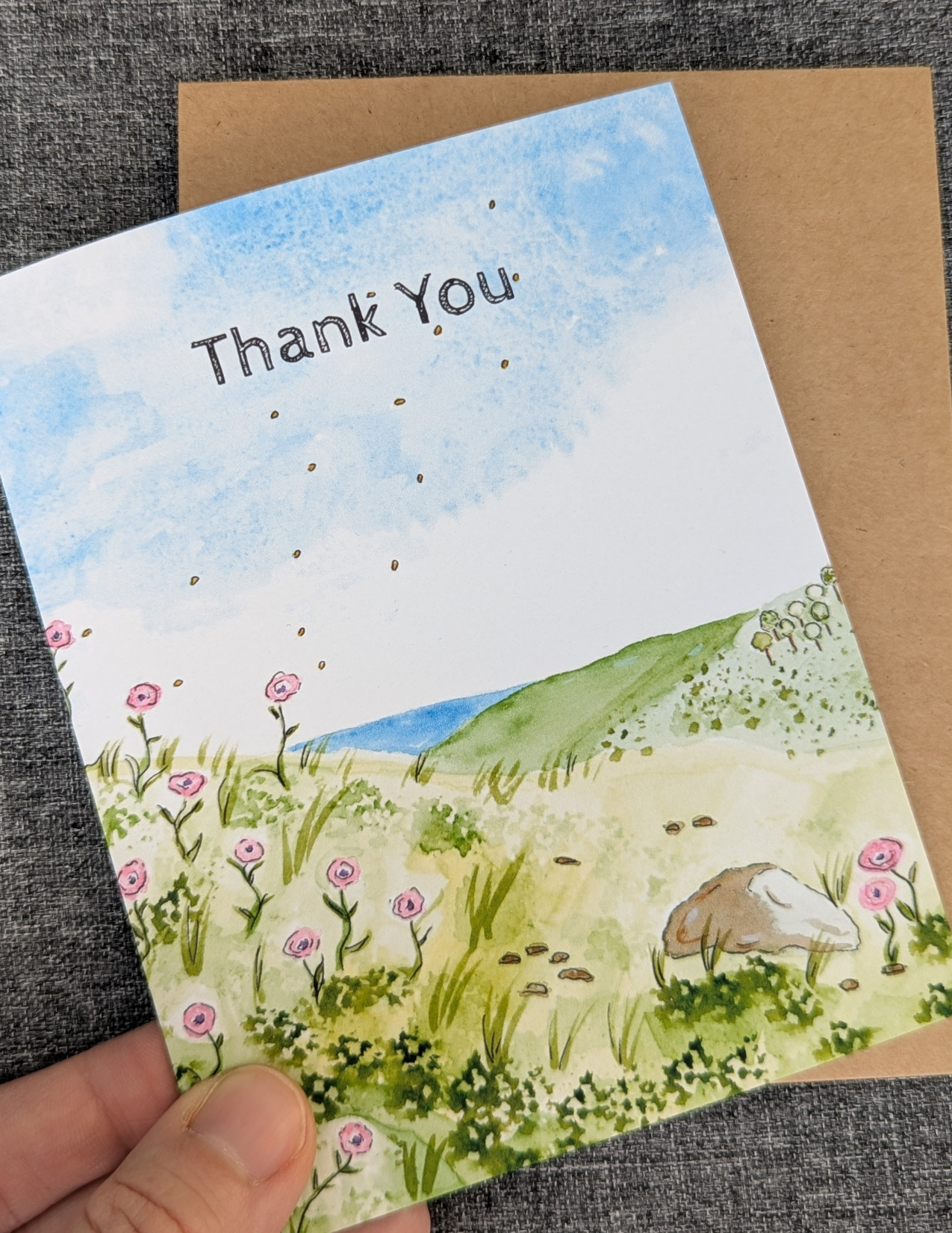 Thank You Greeting Card - Inspired by Tiny Seeds, Big Dreams Book