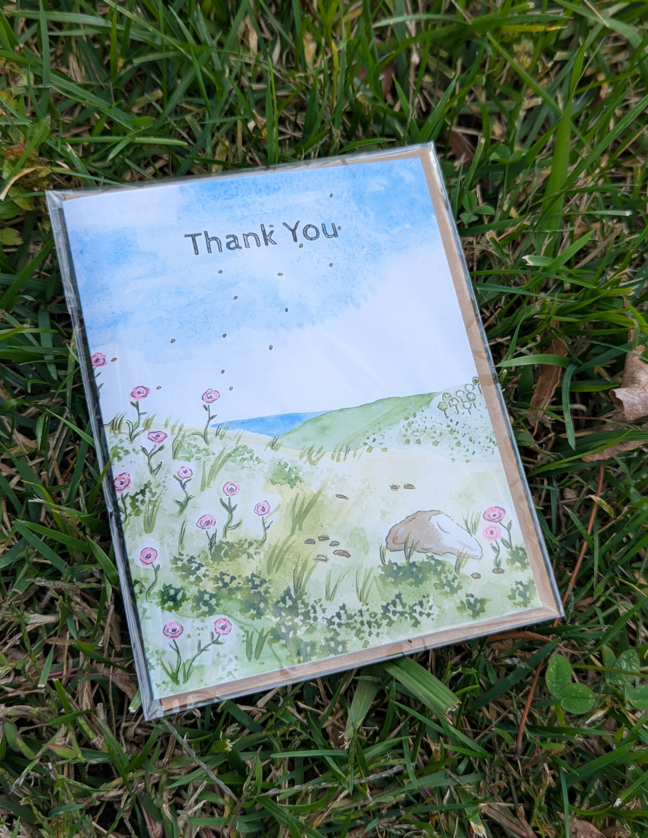 Thank You Greeting Card - Inspired by Tiny Seeds, Big Dreams Book