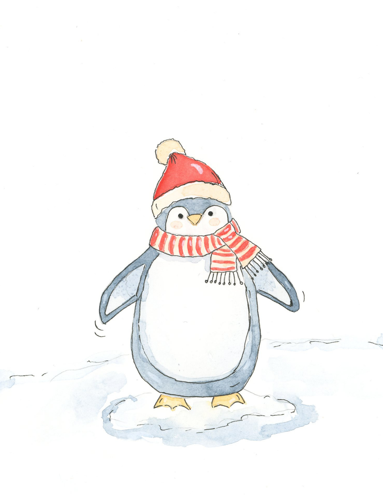 Penguin Greeting Card