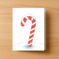 Candy Cane Greeting Card