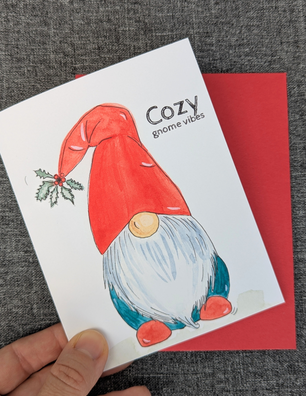Gnome Greeting Card