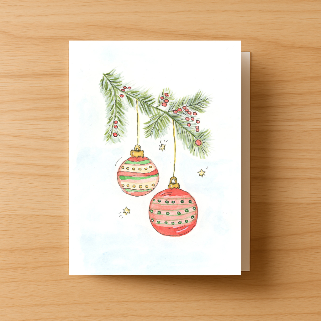 Ornaments Greeting Card