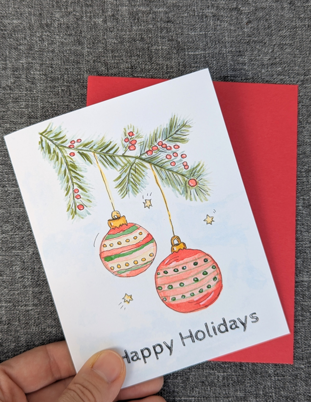 Ornaments Greeting Card