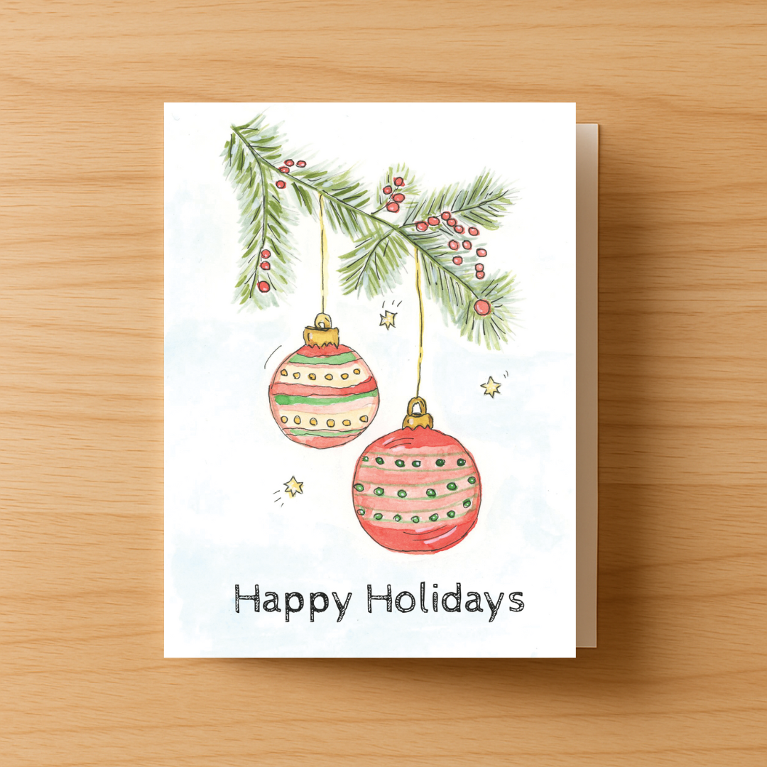 Ornaments Greeting Card