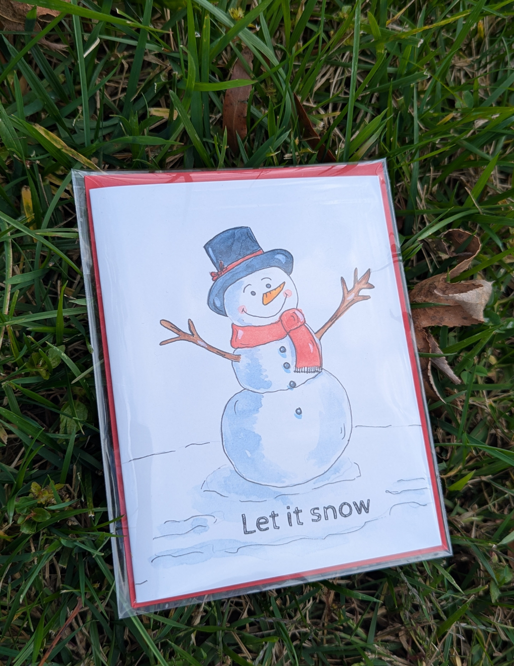 Snowman Greeting Card
