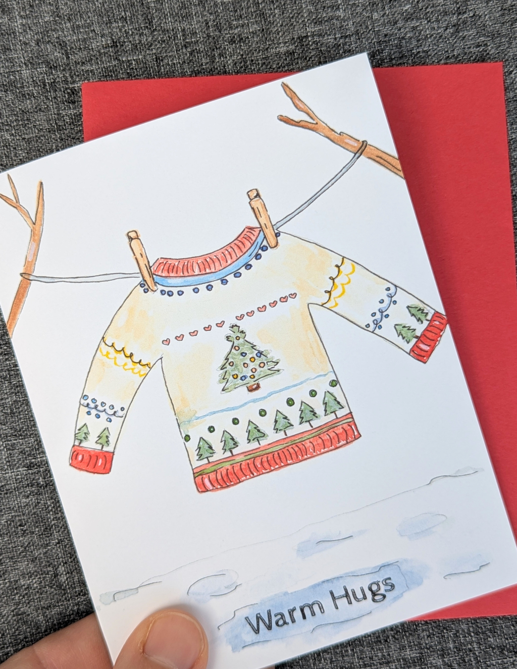 Sweater Greeting Card