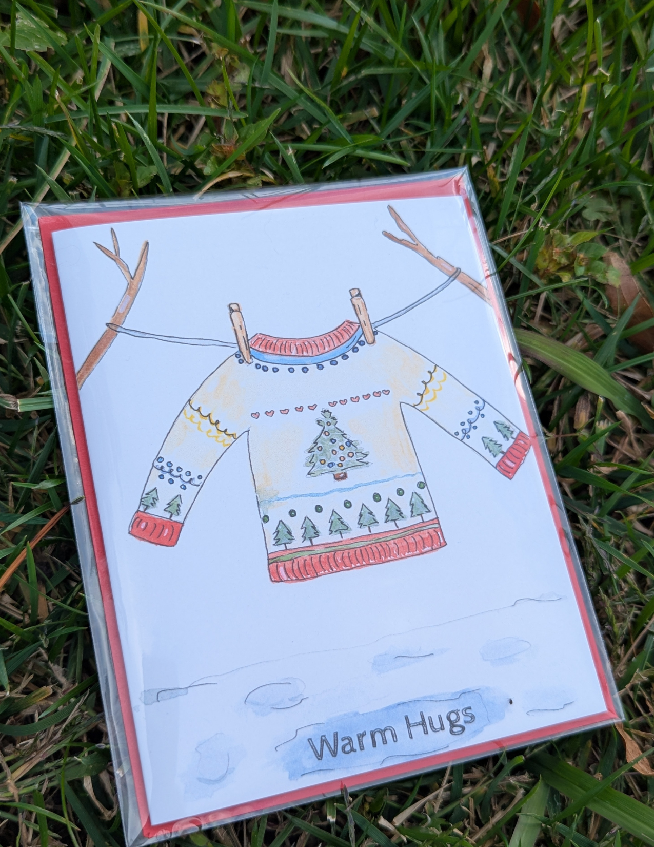 Sweater Greeting Card