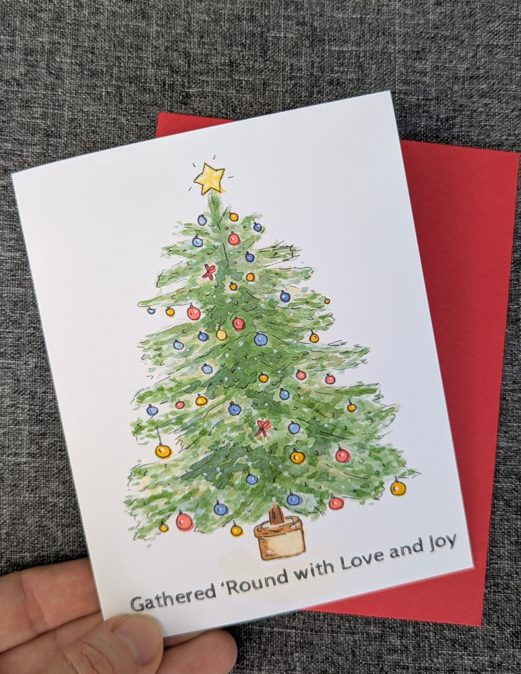 Christmas Tree Greeting Card