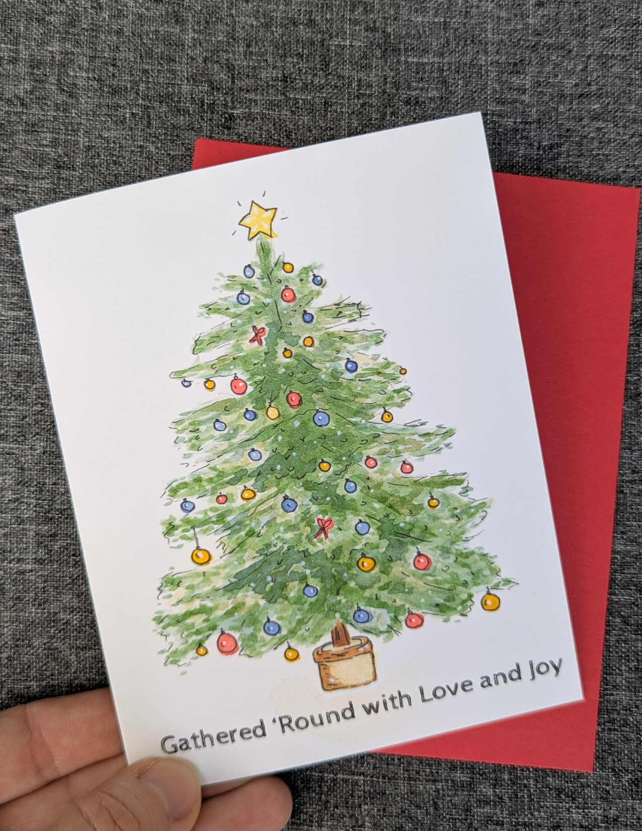 Christmas Tree Greeting Card