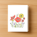Summer Flowers Greeting Card