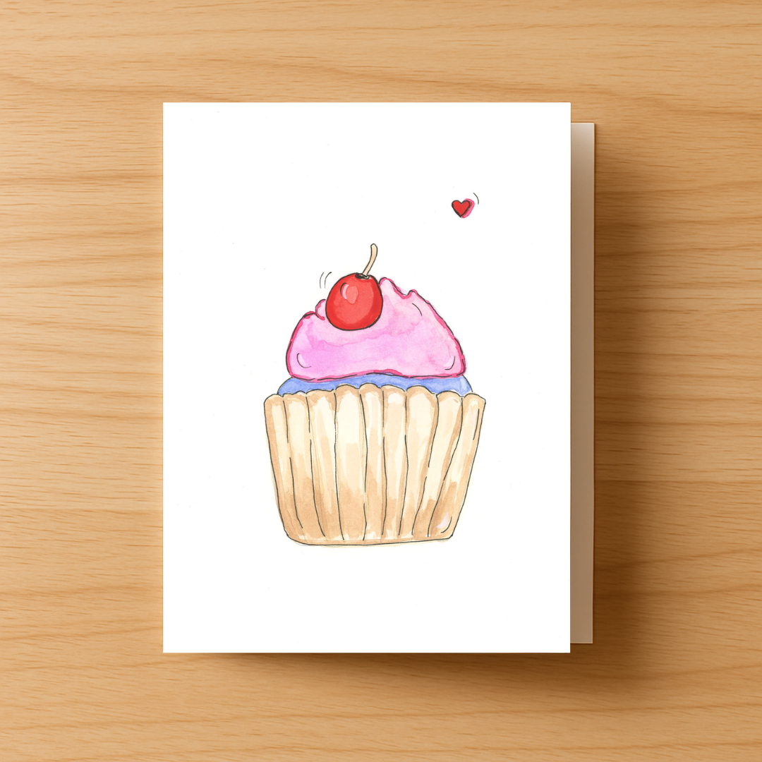 Cupcake Greeting Card