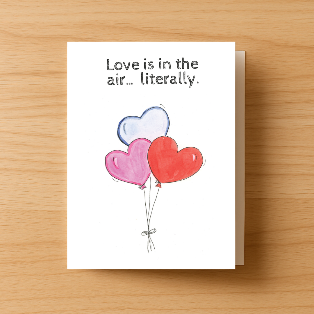 Love is in the Air Greeting Card