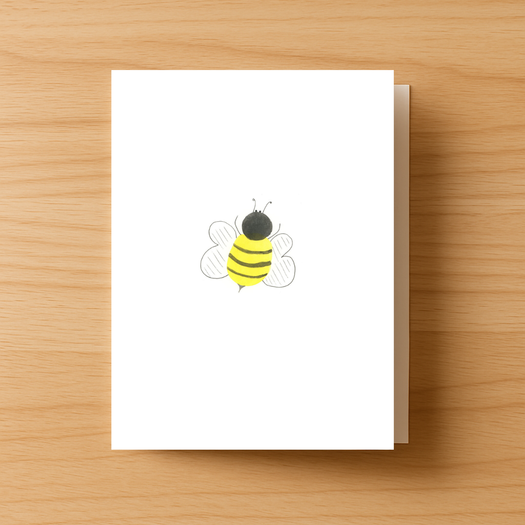 Happy Bee Greeting Card