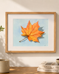 Original Watercolor Art "Between Seasons" 10x14