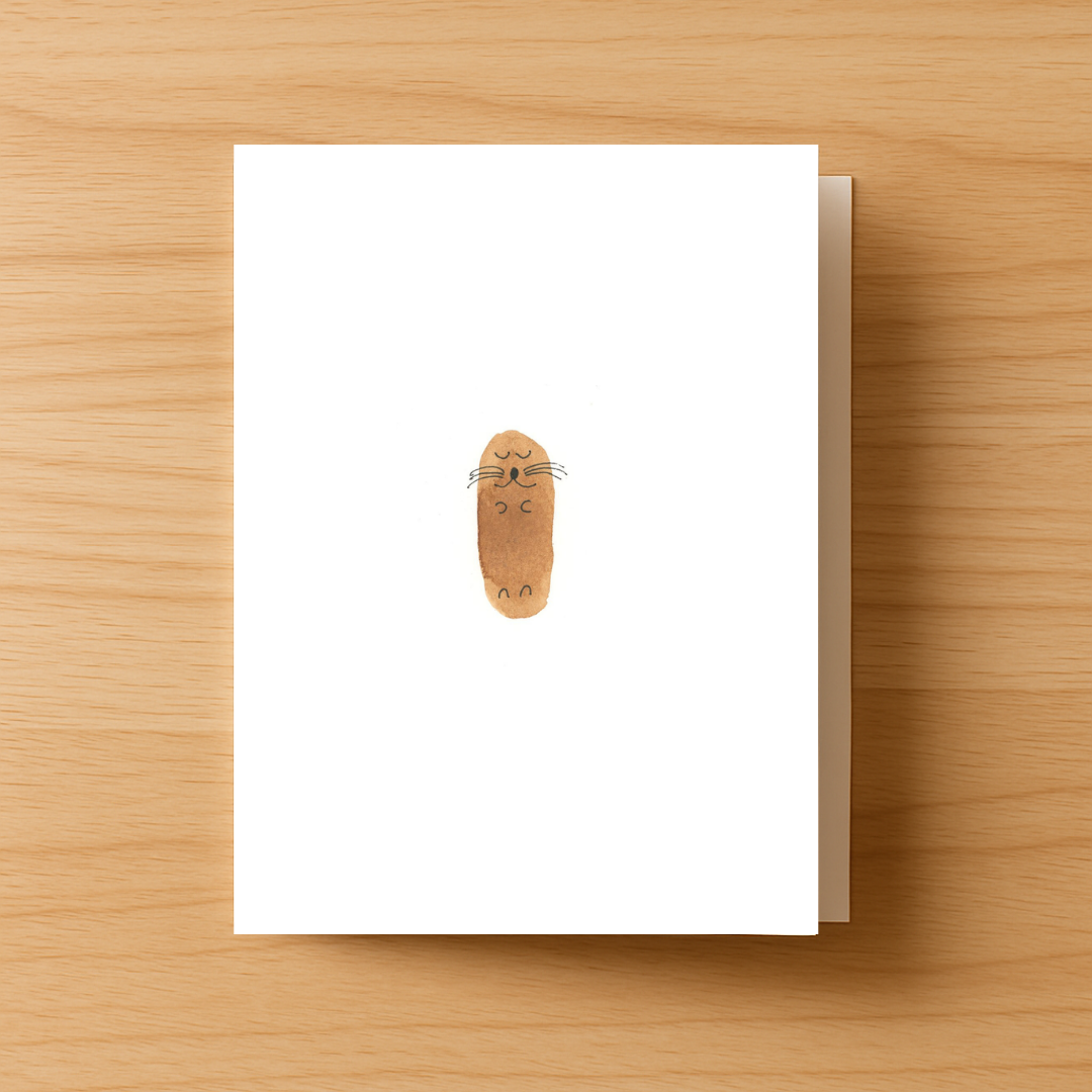 Otter Greeting Card