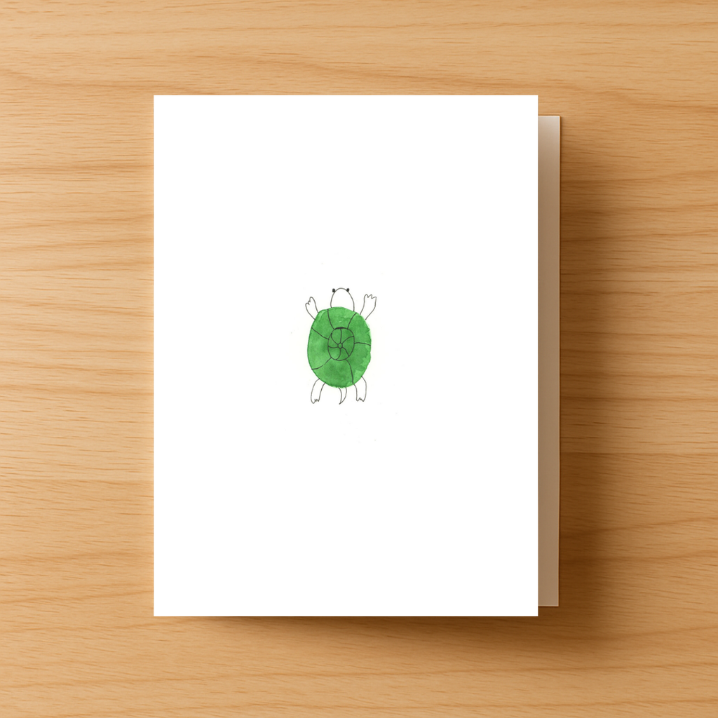 Sea Turtle Greeting Card
