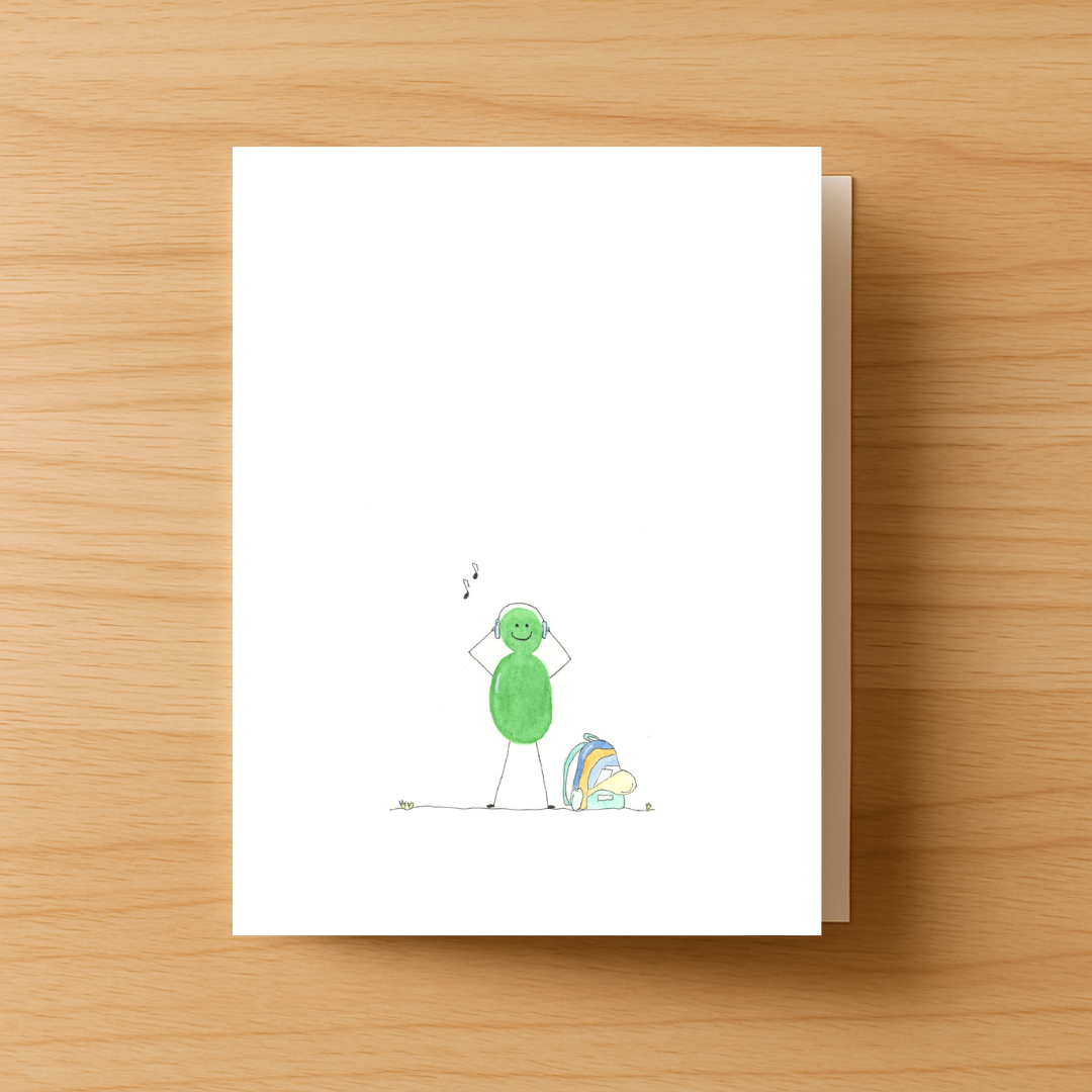 Teen Boy Greeting Card