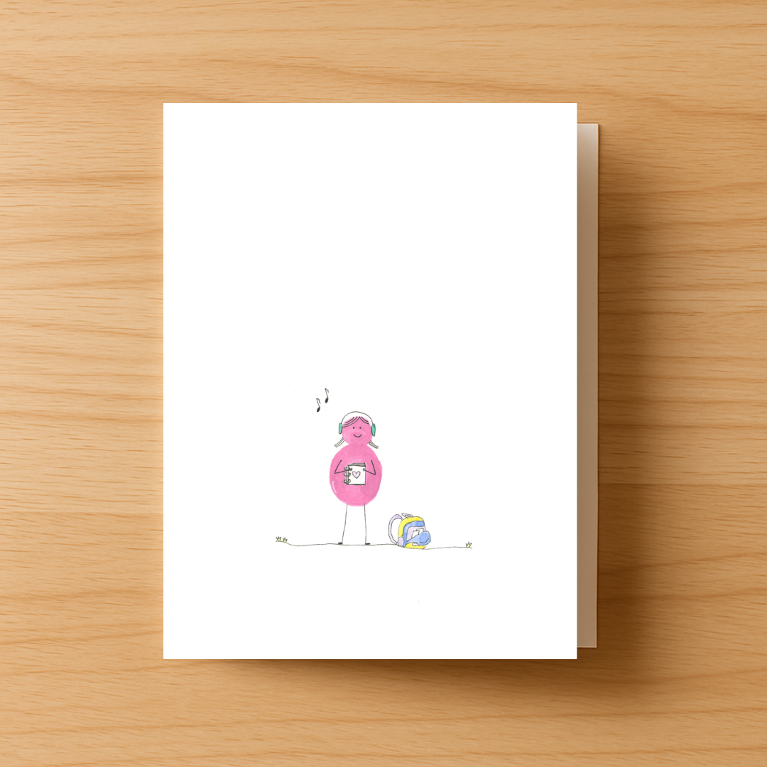 Teen Girl Greeting Card