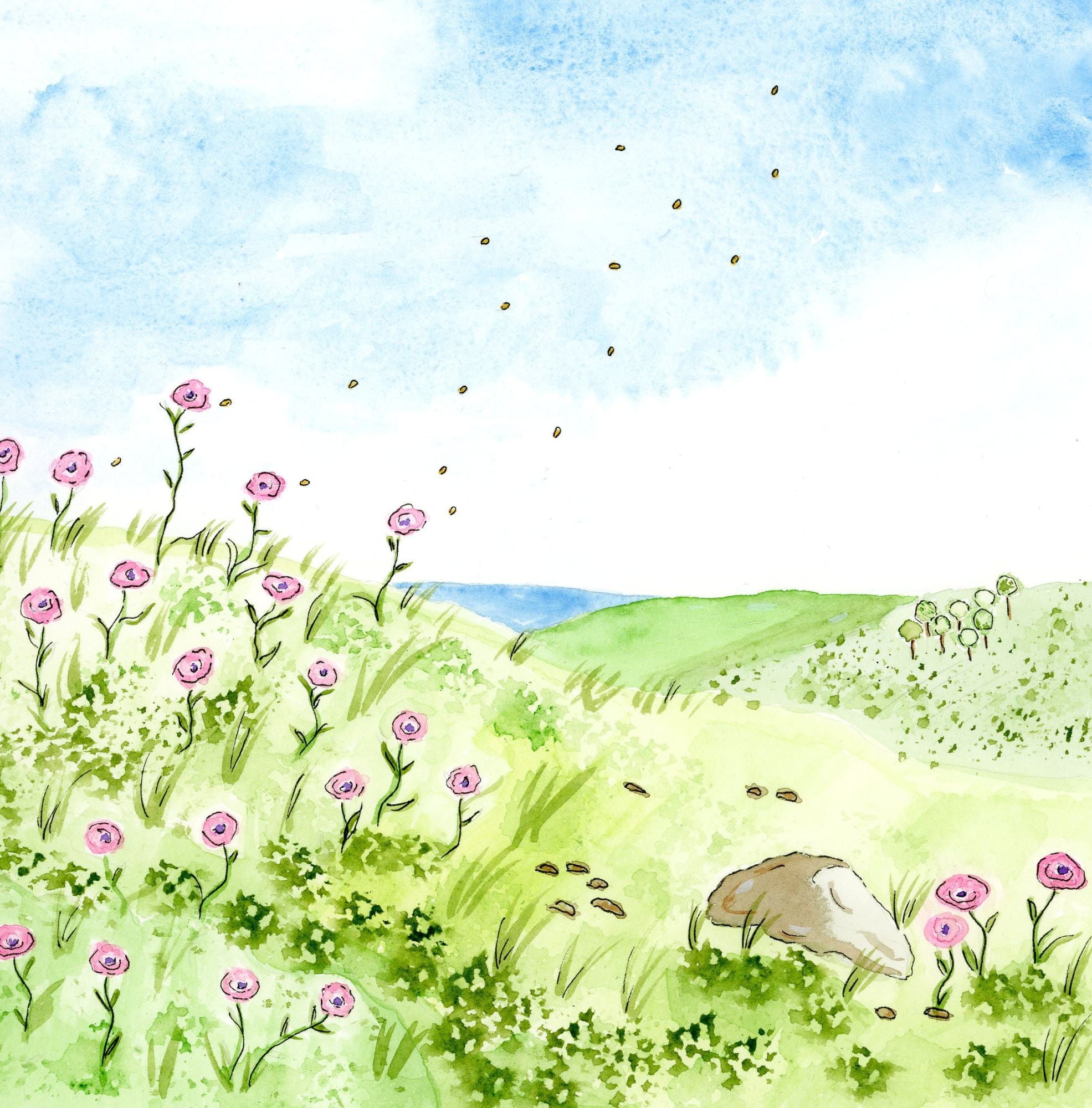 Thank You Greeting Card - Inspired by Tiny Seeds, Big Dreams Book