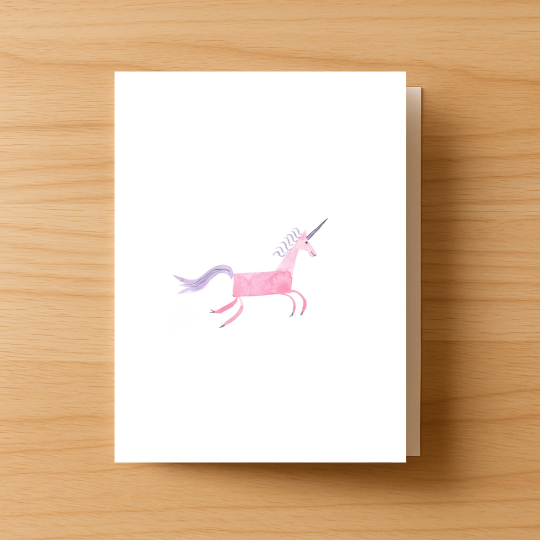 Unicorn Greeting Card