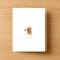 Father`s Day Viking Greeting Card