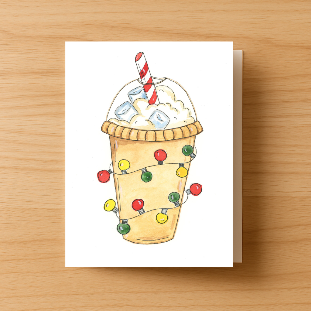 Iced Coffee Greeting Card