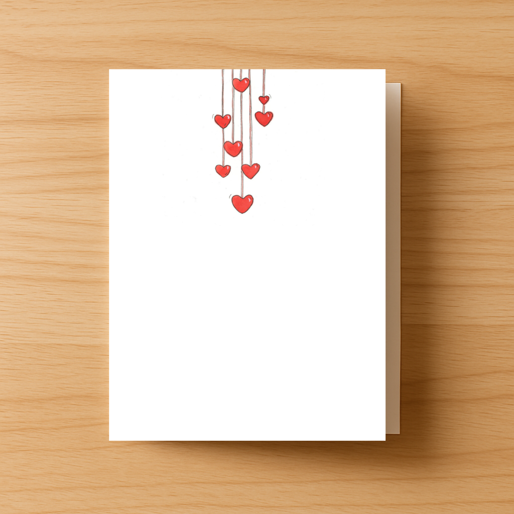 Mini Hearts Greeting Card