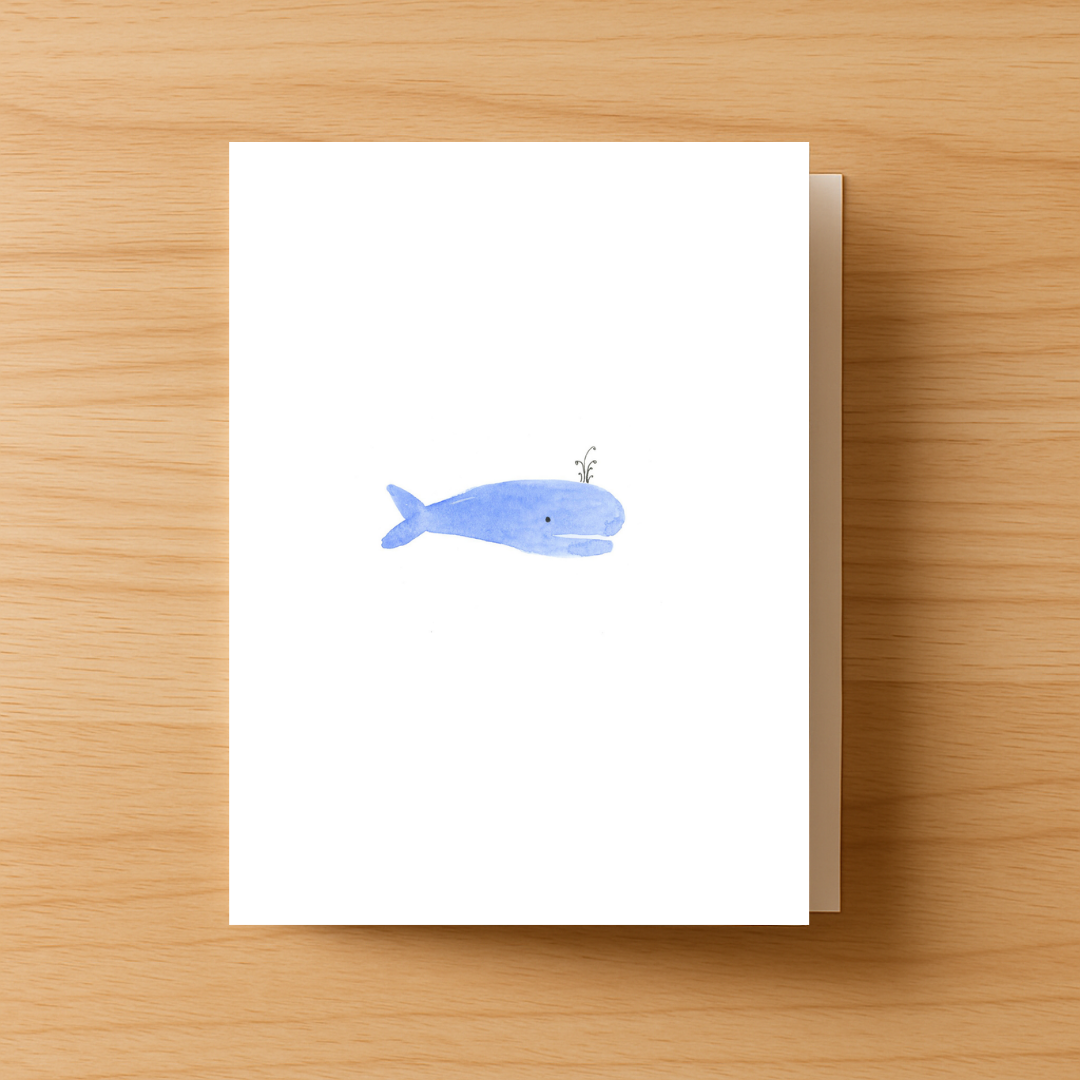 Whale Greeting Card