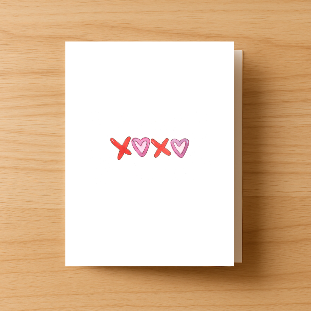 XOXO Greeting Card
