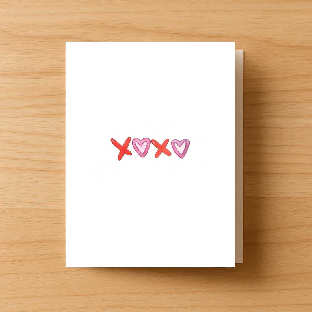XOXO Greeting Card